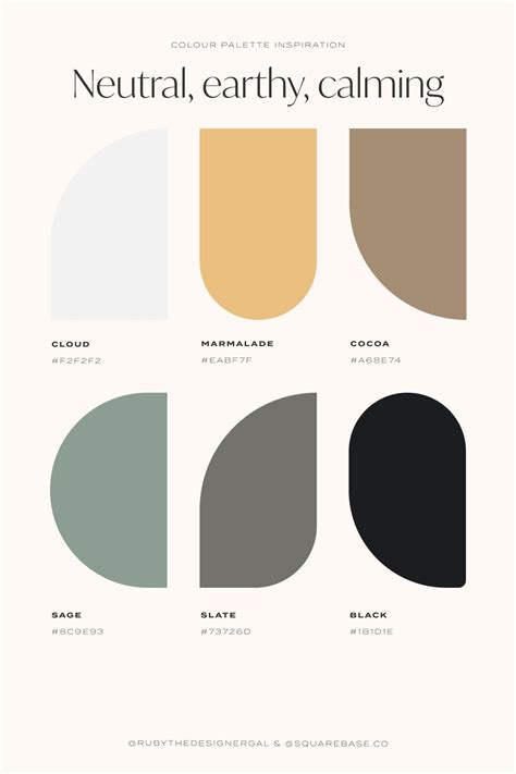 Five Nature Inspired Colour Palettes For Your Brand Or Squarespace