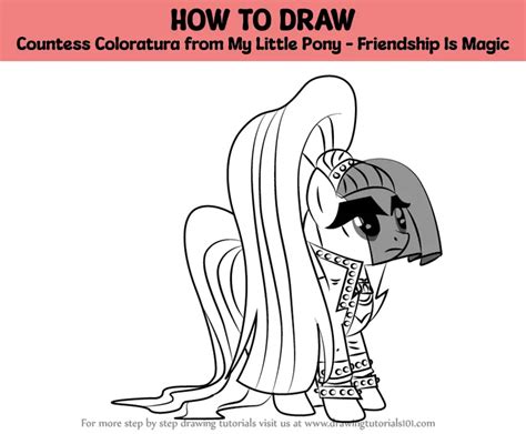 How to Draw Countess Coloratura from My Little Pony - Friendship Is ...