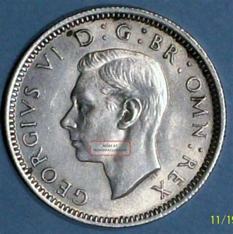 Great Britain Pence Extra Fine Silver Coin