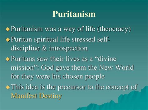 The Puritans Ppt Download