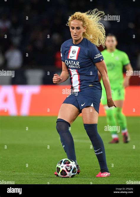 Kheira Hamraoui Of Paris Saint Germain In Action During The UEFA Women