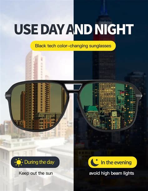 Anti-Glare Night Vision Polarized Glasses For Driving – SunRay Glasses