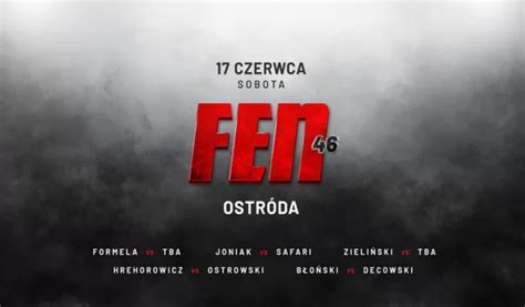 FEN MMA 46 W Pile 27 Maja 2023 R MMA News