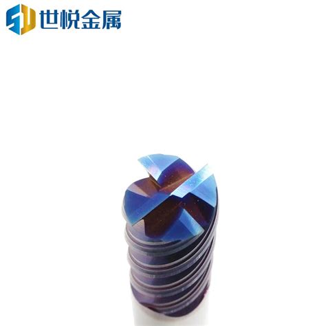 Shiyue Metal Blue Naco Coating Cnc Tungsten Carbide Square End Mill