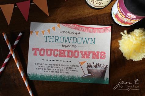 Tailgate Party Invitations — Jen T. by Design