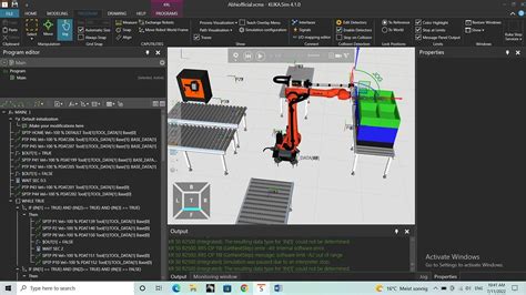 Code For Plc Information In Kuka Sim Robot Programming Visual