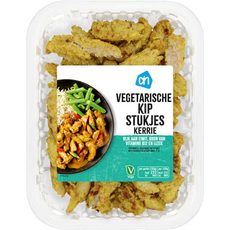 Ah Vegetarische Kipstukjes Kerrie Aanbieding Bij Albert Heijn