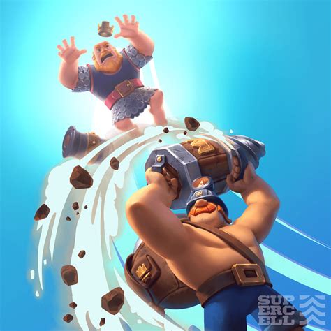 Clash Royale - Mighty Miner / Cinematic 2D :: Behance