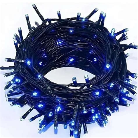 Pisca Natalino De Led Fun Es Fio Verde Azul Metros V