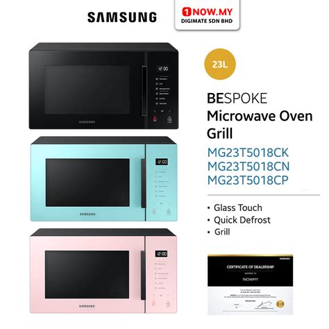 SAMSUNG 23L Bespoke Microwave Oven Grill MG23T5018CK / CN / CP ...