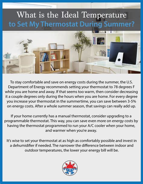 Whats The Best Temperature To Set Your Thermostat To In The Summer