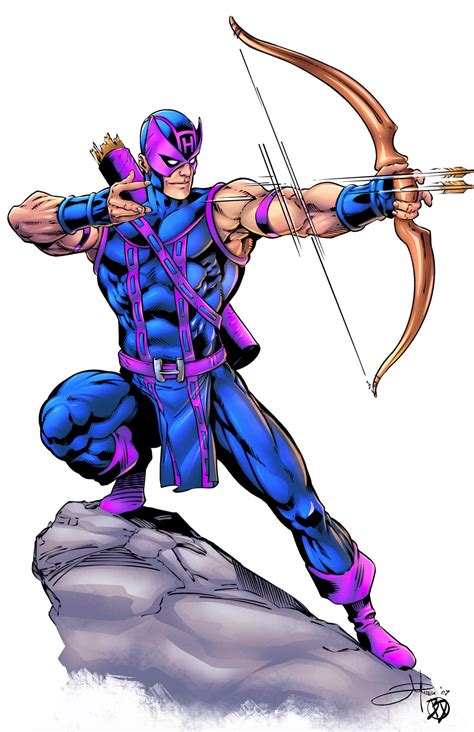 Hawkeye Colors By Bdstevens On Deviantart Marvel Comics Art Marvel