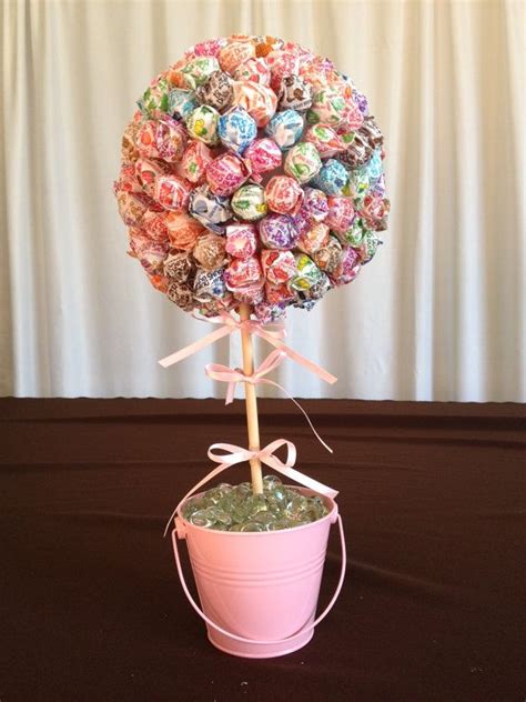 Custom Made Lollilop Tree Topiary Centerpiece Candy Bar Over 100 Lolliops On The Tree