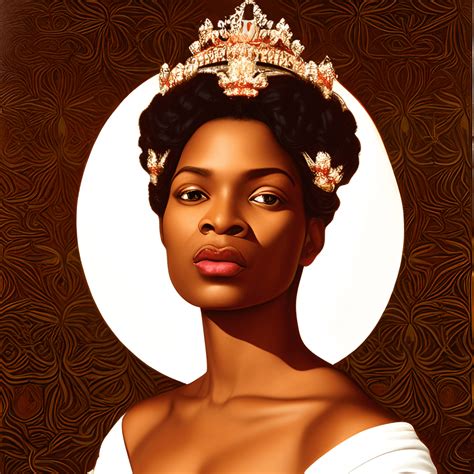 Gorgeous Brown Skinned Woman Crown Queen Royal Beautiful Classy