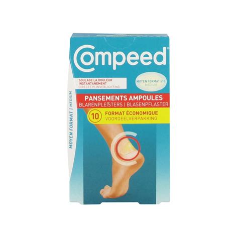 PANSEMENTS AMPOULES MOYEN FORMAT X10 COMPEED