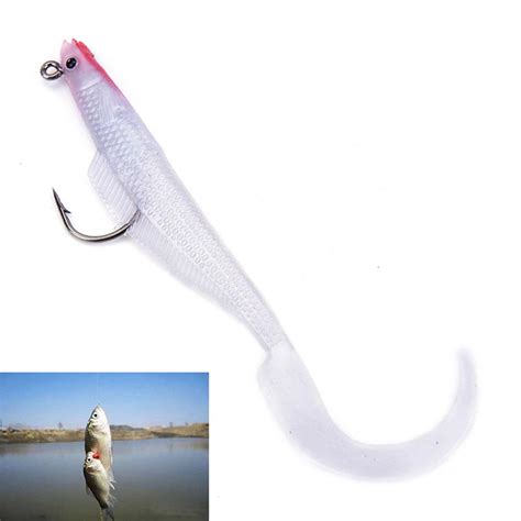 Buy 1PC Fishing Soft Lure Fake Bait Capuchin Maggots Grub Worm Silicone