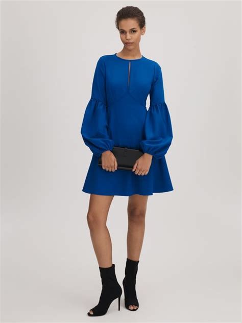 Florere Blouson Sleeve Mini Dress Reiss Usa