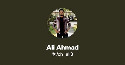 Ali Ahmad Instagram Linktree