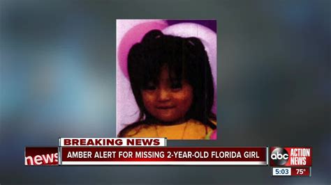 Amber Alert Canceled For 2 Year Old Florida Girl