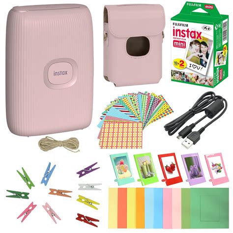 Snapklik Fujifilm Instax Mini Link Smartphone Printer Soft Pink