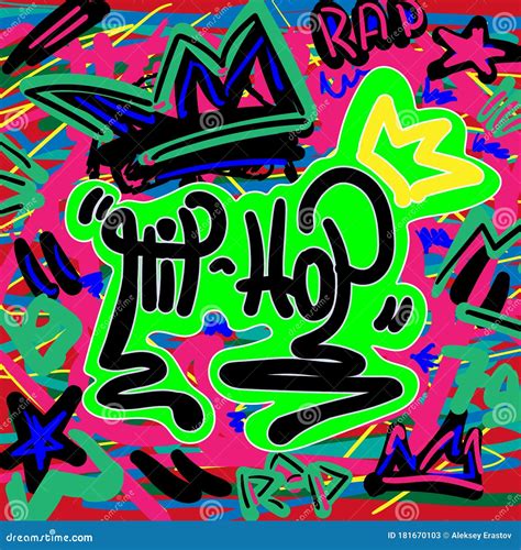 Grafite Hip Hop Desenho Librain