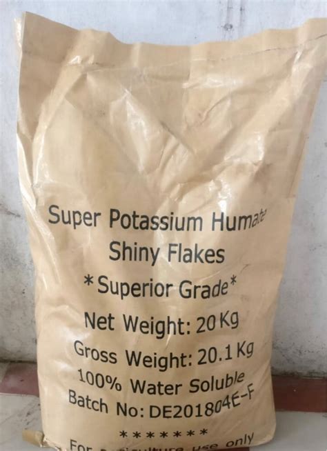 Super Potassium Humate Shiny Flakes At Rs Kg Potassium Humate