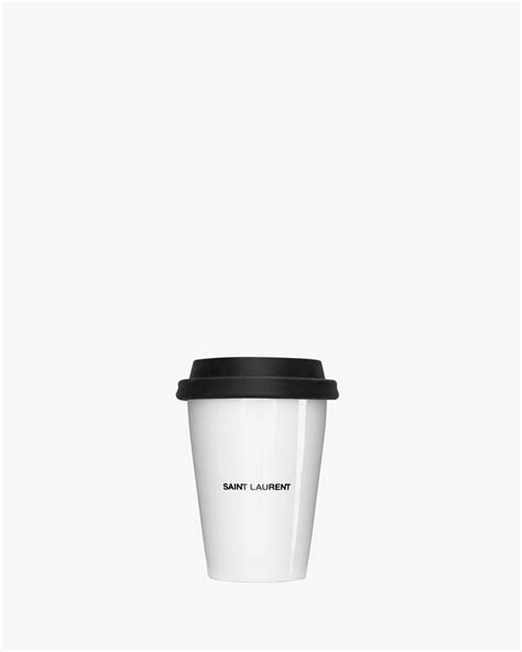 Small Coffee Mug In Ceramic Saint Laurent