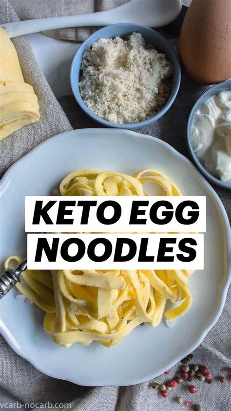 Keto Egg Noodles With Almond Flour