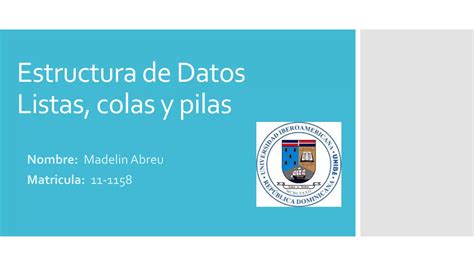 Presentacion Pilas Lista Y Colas Ppt Descarga Gratuita