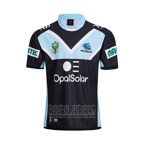 Sharks Rugby Jersey 2018-19 Away | RUGBYJERSEY.CO.NZ