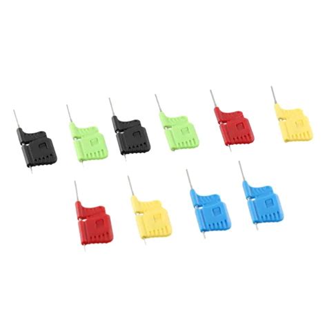 10PACK SDK08 ESSAI Pince SMD Ic Hook Clips For Electrical Test Ultra