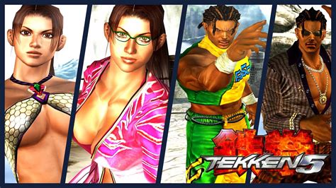 Tekken 5 All Outfits Christie Monteiroeddy Gordo 4k Youtube