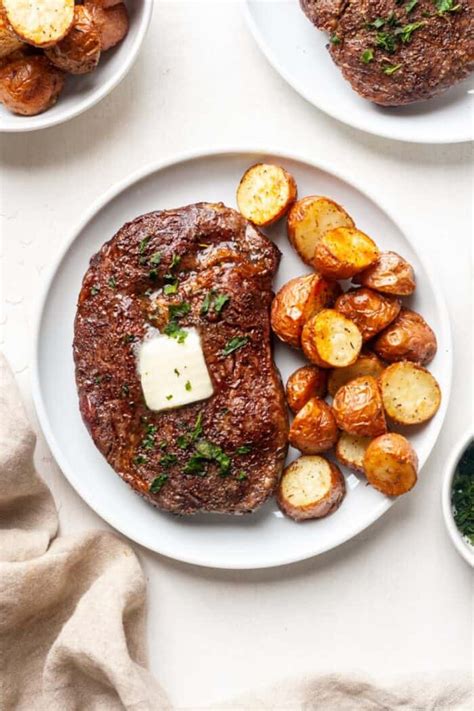 Air Fryer Ribeye Steak Organically Addison