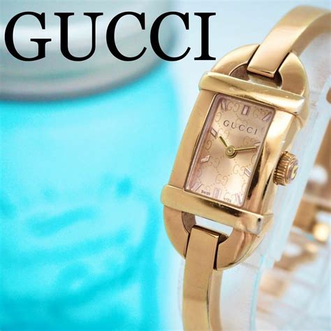 Gucci 738 Gucci グッチ レディース腕時計 バングル Oh済み ピンクゴールドの通販 By Haru S Shop｜グッチならラクマ