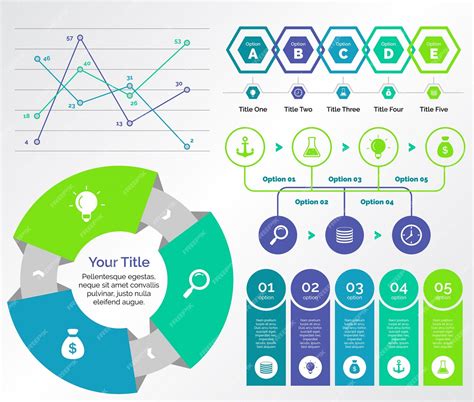 Free Vector | Five research templates set