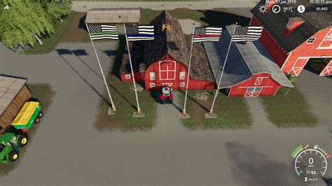 Fs Usa Thin Line Pack Flags V Farming Simulator Mod Fs