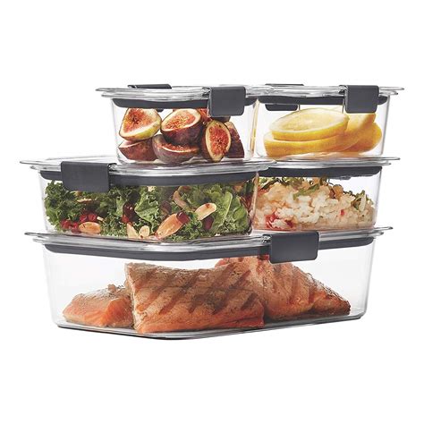 Bayco Glass Food Storage Containers With Lids, 24-piece