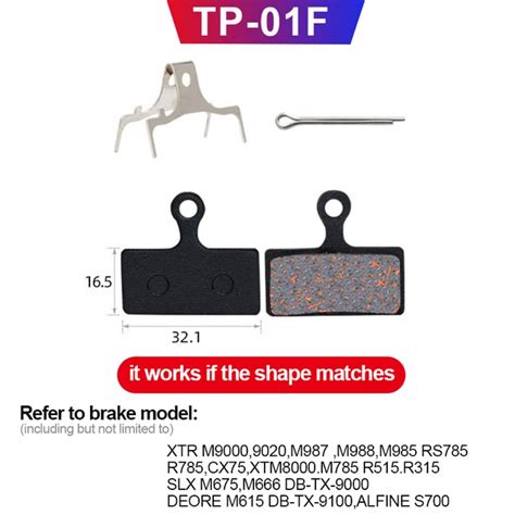 Mtb Bicycle Hydraulic Disc Brake Pads For B S Shimano Sram Avid Hayes