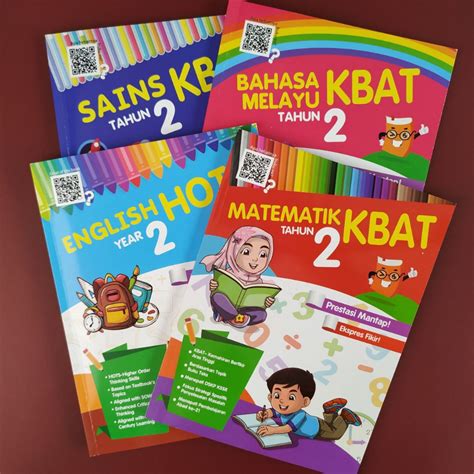 Buku Aktiviti KBAT Set Tahun 2 4 Buku Bahasa Melayu English Sains