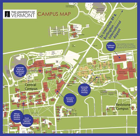 Uvm Campus Map