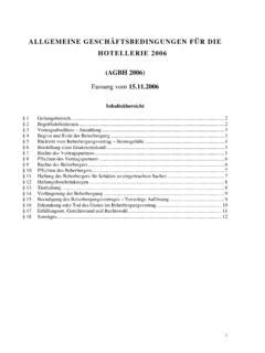 ALLGEMEINE GESCHÄFTSBEDINGUNGEN FÜR allgemeine gesch 196