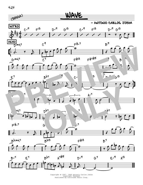 Antonio Carlos Jobim Wave Reharmonized Version Arr Jack Grassel