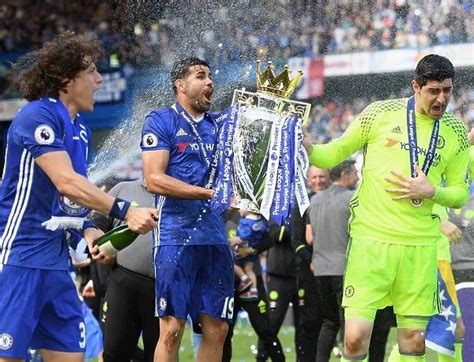 Chelsea FC: Premier League Champions Triumphant Moment with