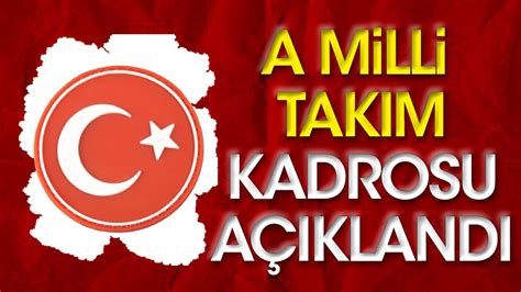 A Milli Takım aday kadrosu açıklandı Sürpriz isimler var