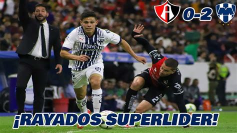 RAYADOS VENCE A ATLAS EN EL JALISCO EN VIVO LIGA MX CLAUSURA 2023