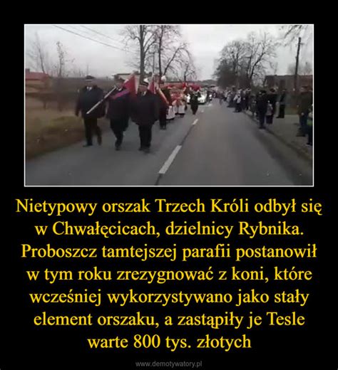 Nietypowy Orszak Trzech Kr Li Odby Si W Chwa Cicach Dzielnicy