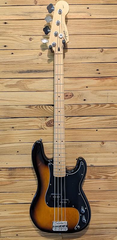 Used Squier AFFINITY P BASS Bass Guitars Sunburst | Reverb