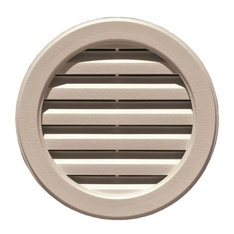 Novik B 1 Round Gable Vent In Sandstone 1 88 In X 17 In 240310011B RONA