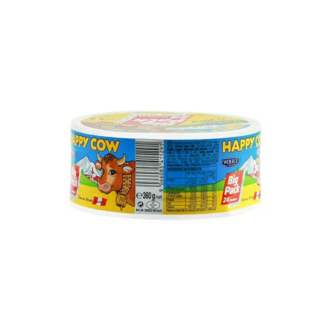 Happy Cow 24 Portions Cheese 360 G Online At Best Price Portion Cheese Lulu Uae