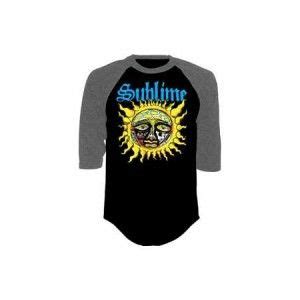 Sublime Sun Mens Raglan Colorful Sun Logo